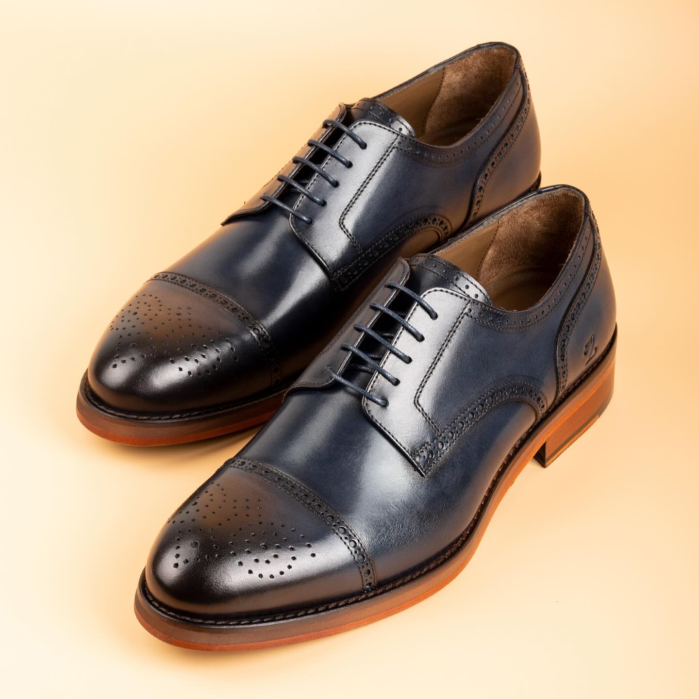 Cutout Carved Lace-Up Oxfords