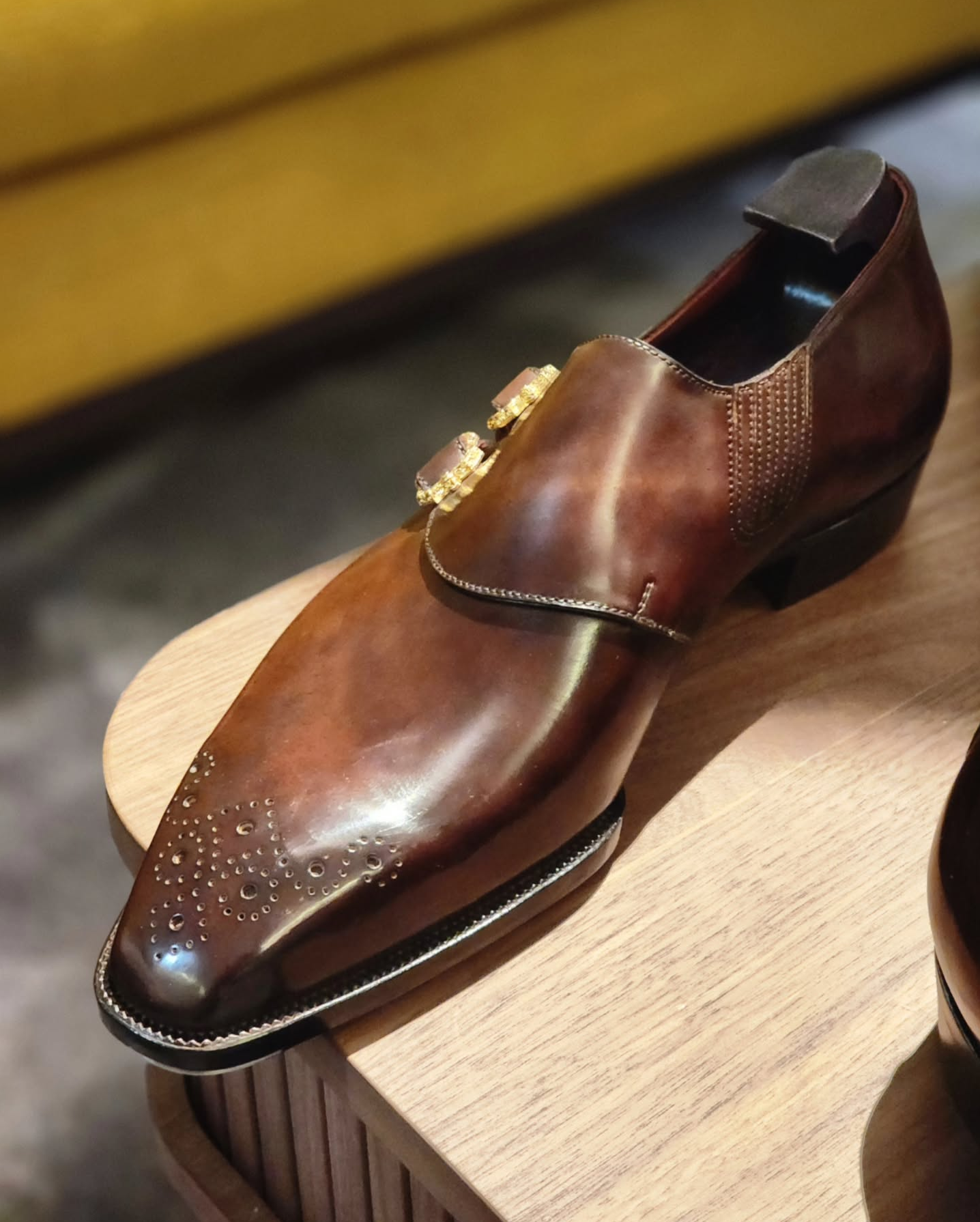 Vintage Men's Double Buckle Monks