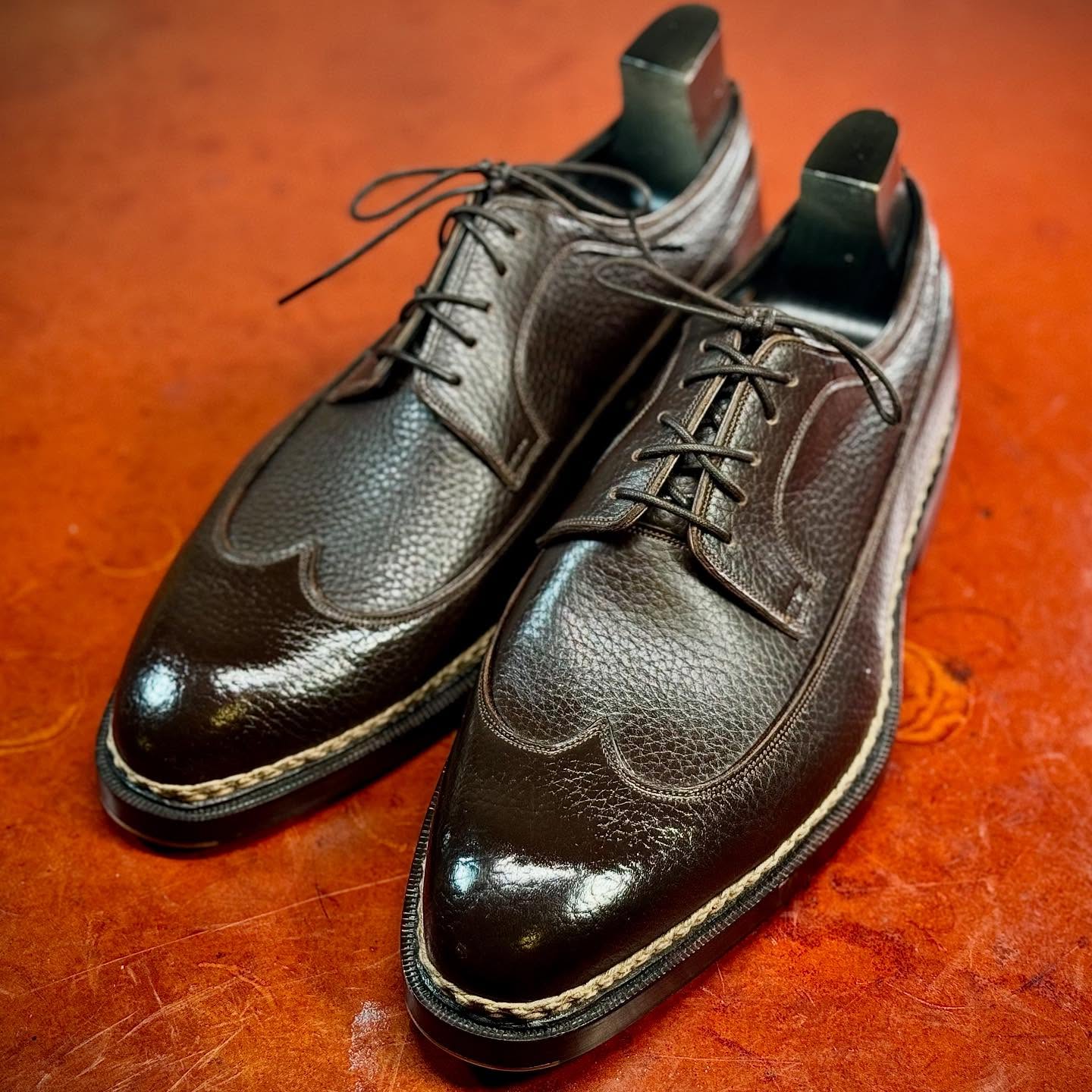 Men's Italian Norwegian Stitched Leather Shoes
