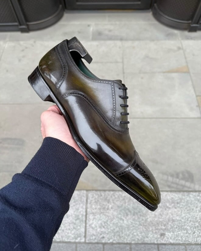 Triple Connector Gradient Oxford Shoes