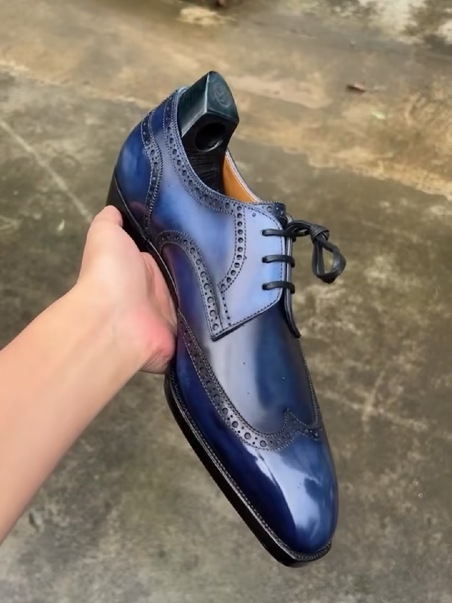 Calfskin Sculpted Oxfords
