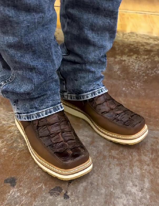 Crocodile Print Thickened Boots