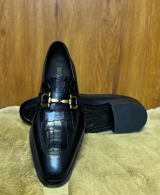 Handmade British Crocodile Loafers