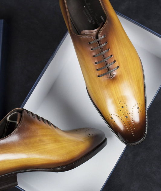 Hand-polished Oxford Shoes