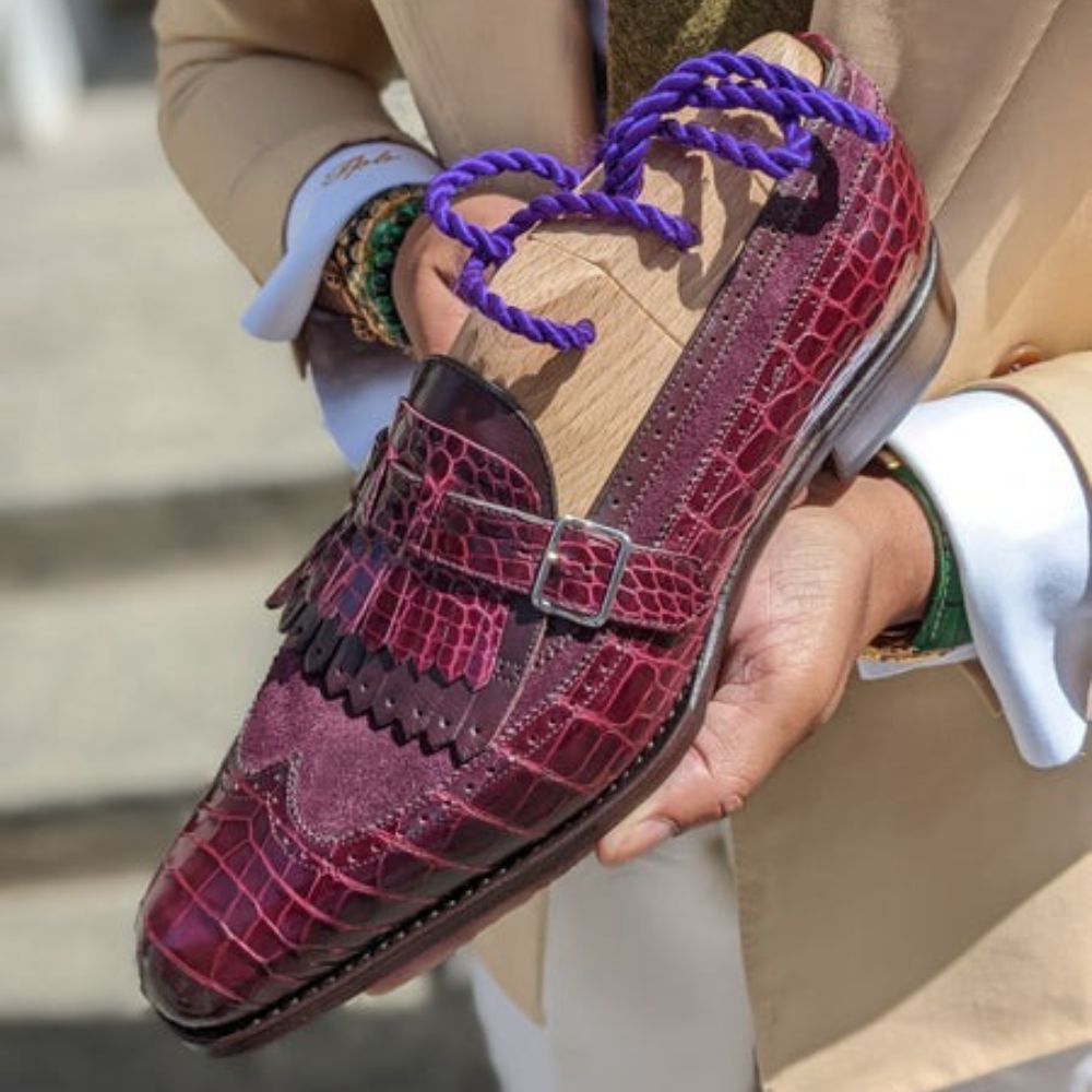 Single Monk II. - Burgundy combination