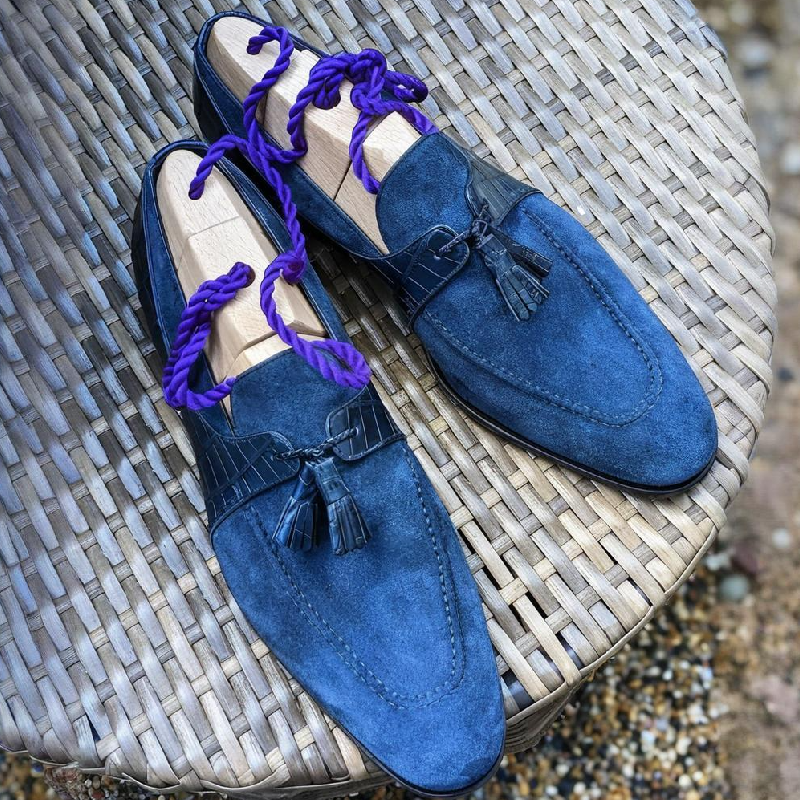 Handmade Luxury Suede Loafers