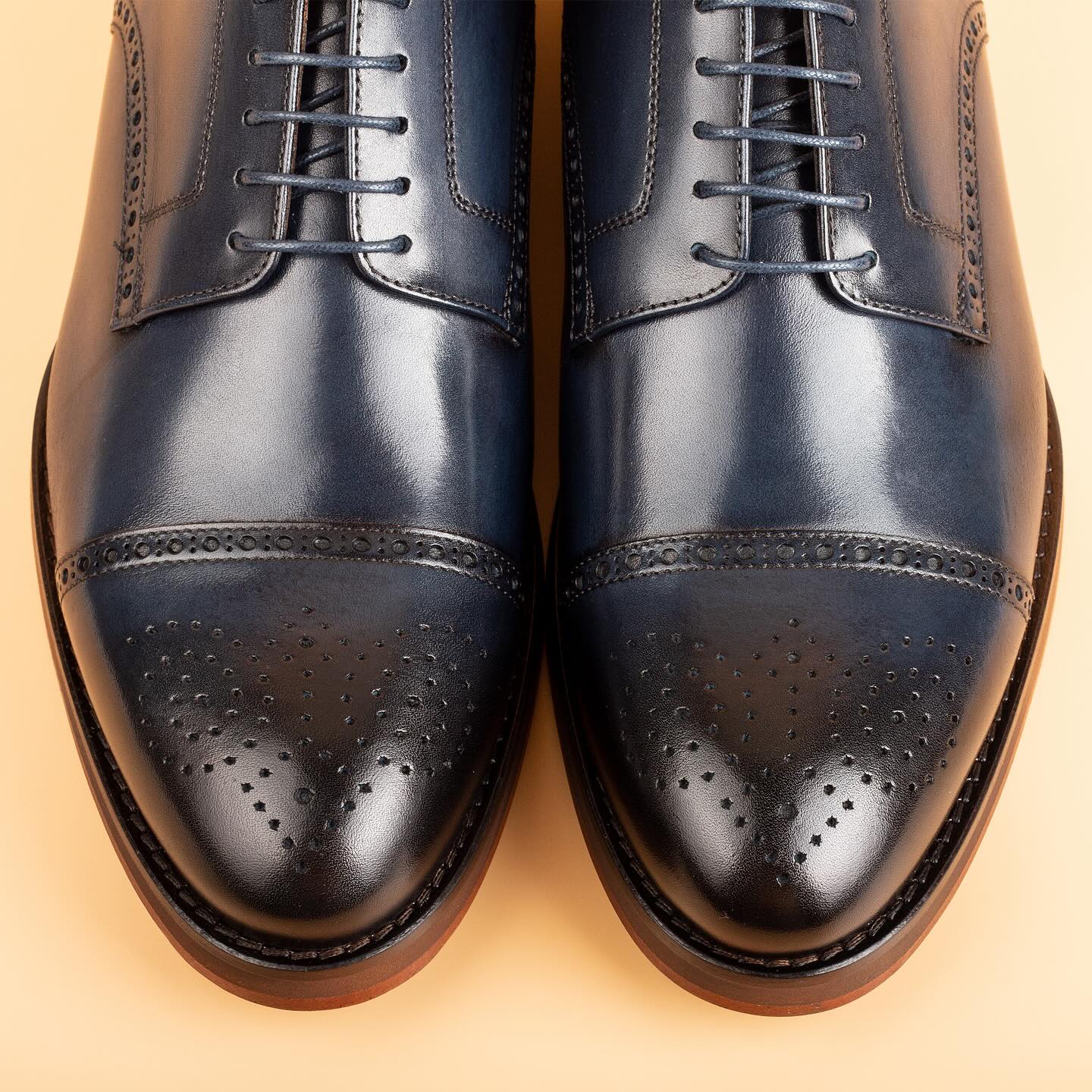 Cutout Carved Lace-Up Oxfords