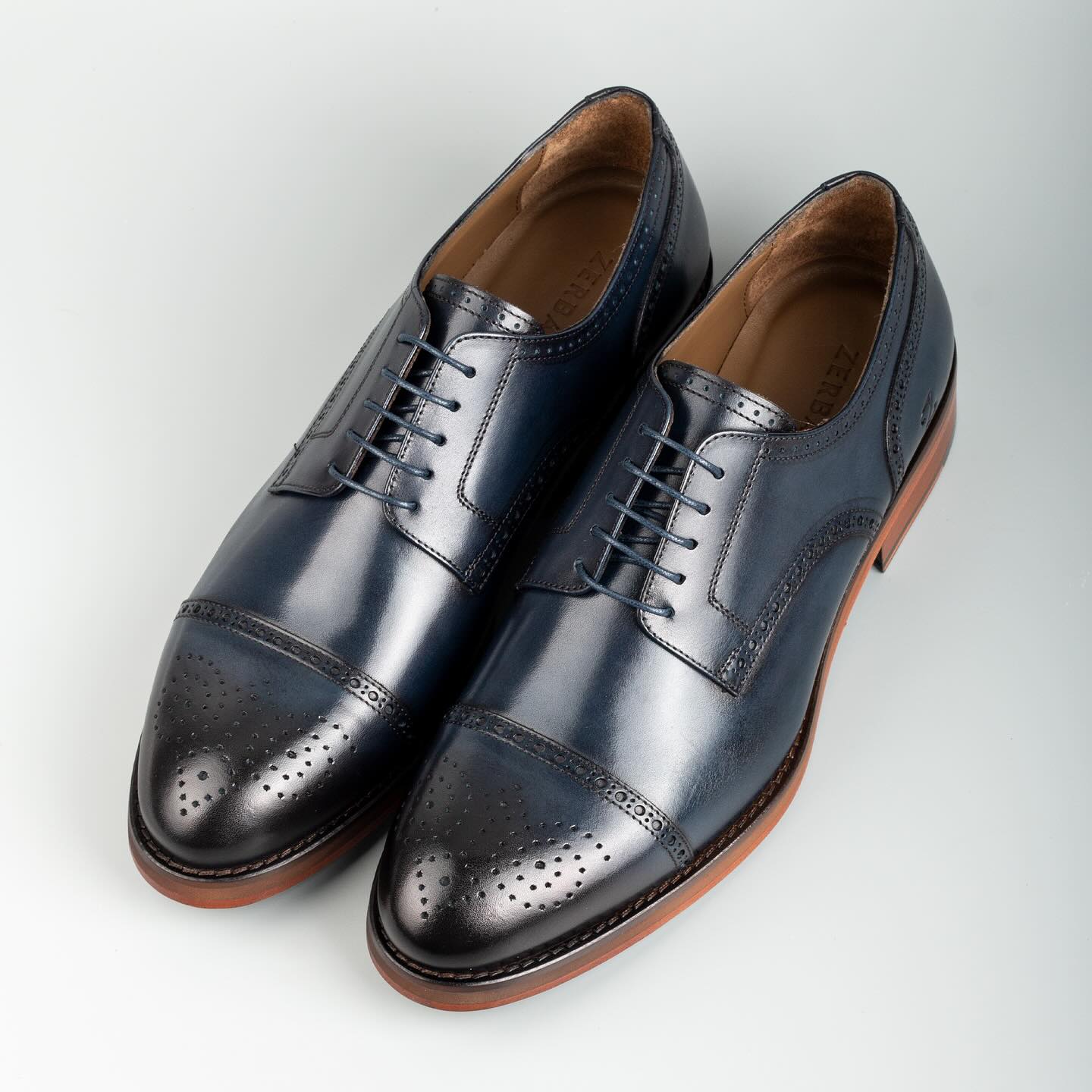 Cutout Carved Lace-Up Oxfords