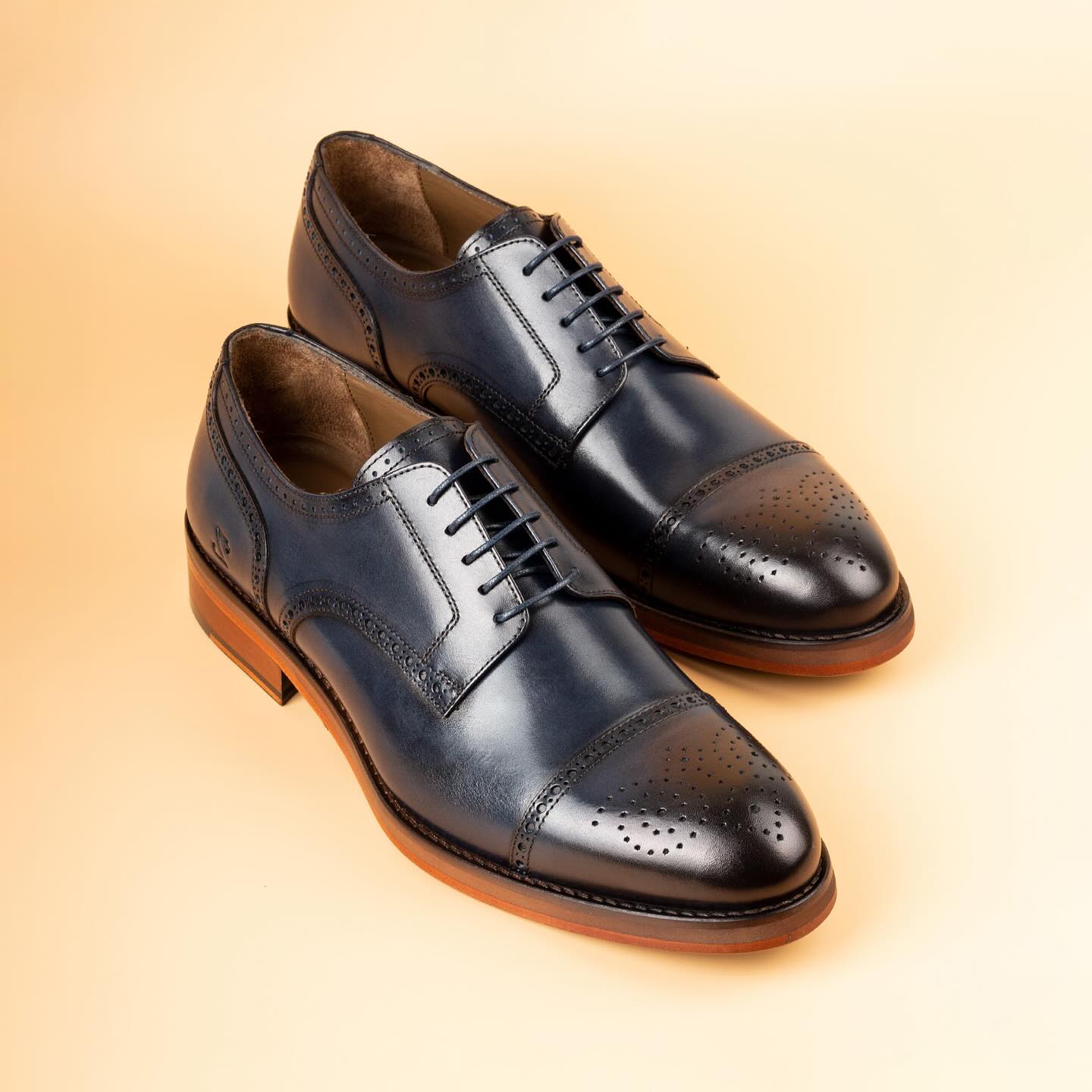 Cutout Carved Lace-Up Oxfords