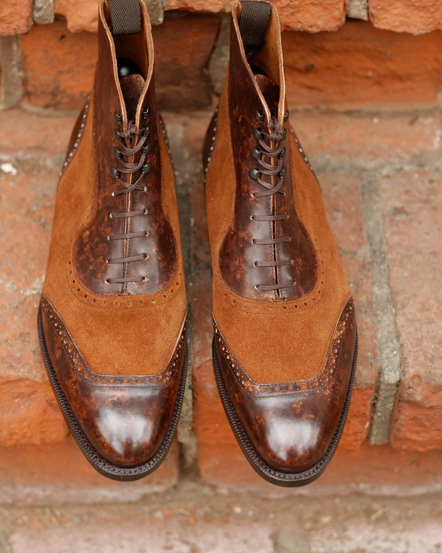 Vintage Carved Leather Boots