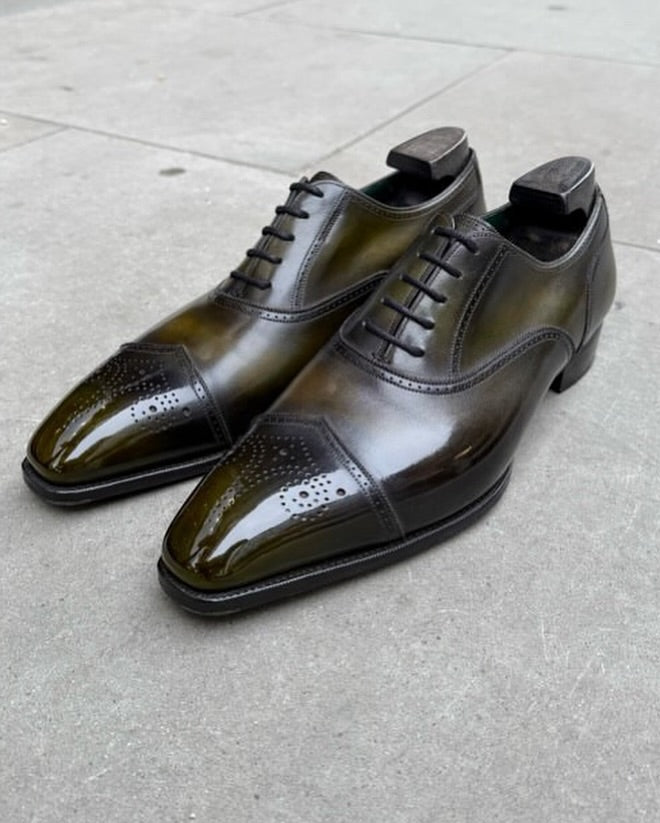 Triple Connector Gradient Oxford Shoes