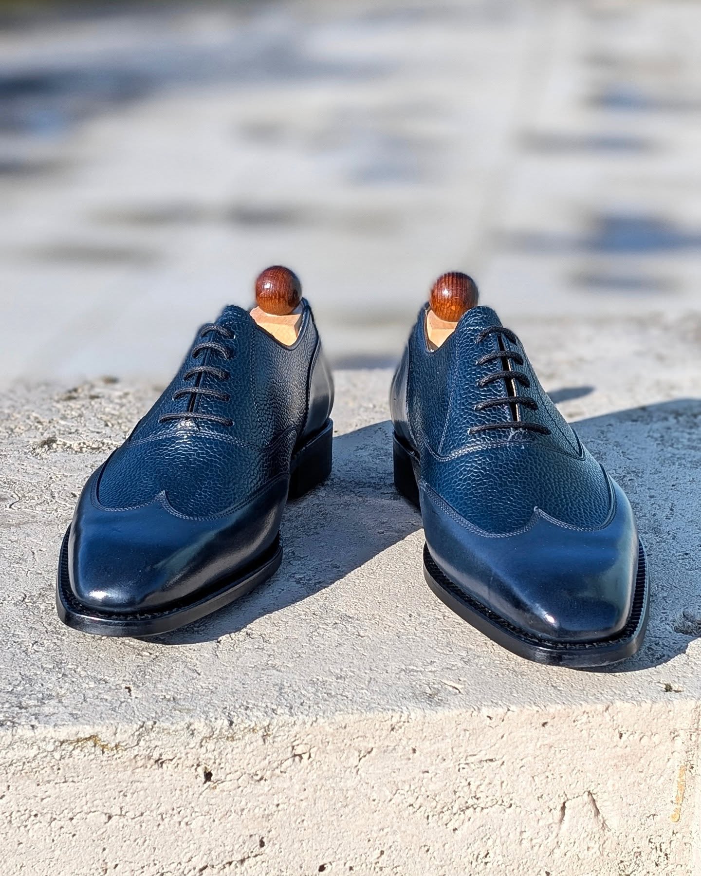 Handmade Lace-Up Oxfords