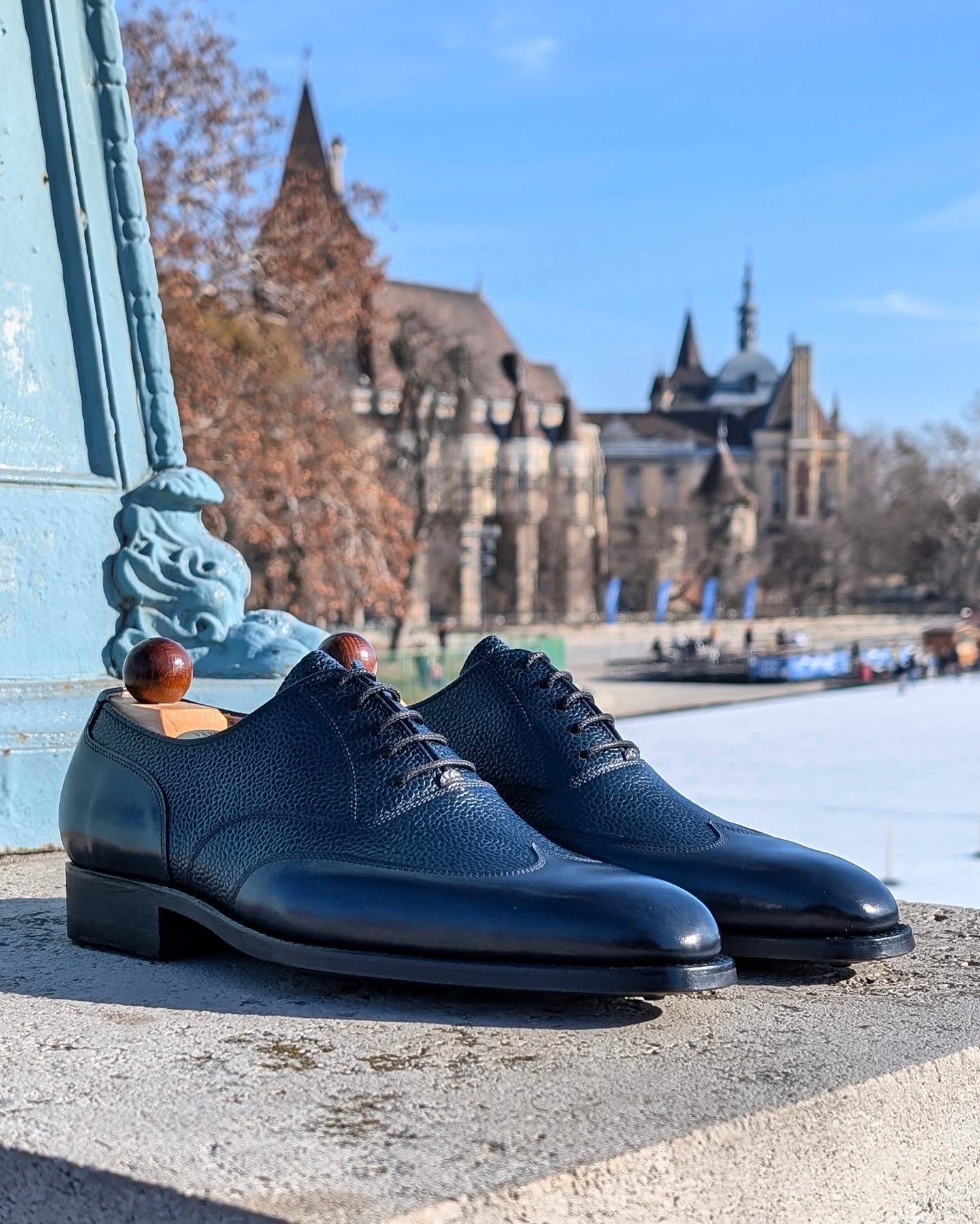 Handmade Lace-Up Oxfords