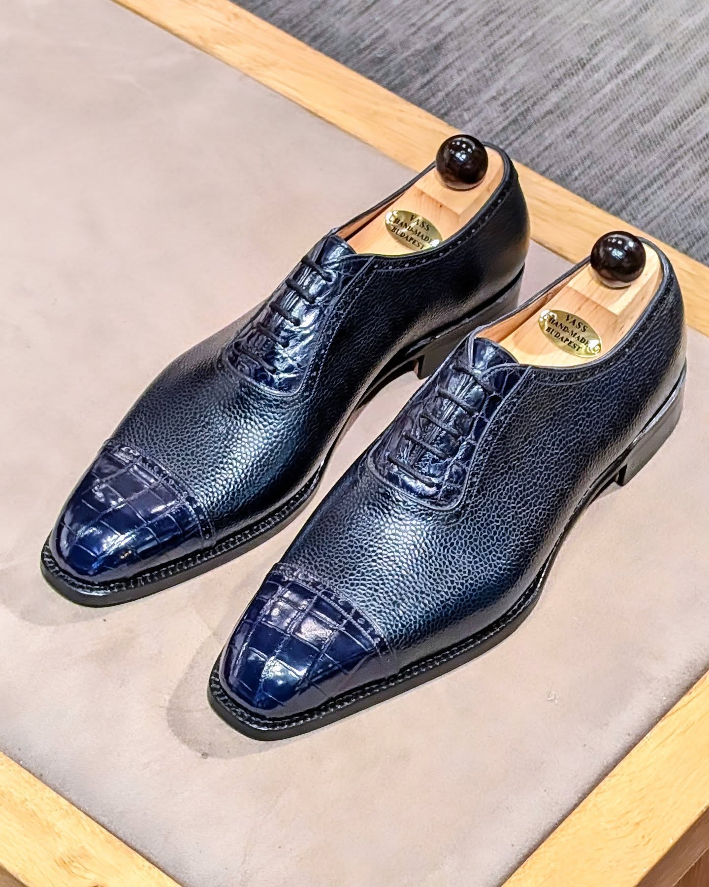 Handmade Lace-Up Oxfords