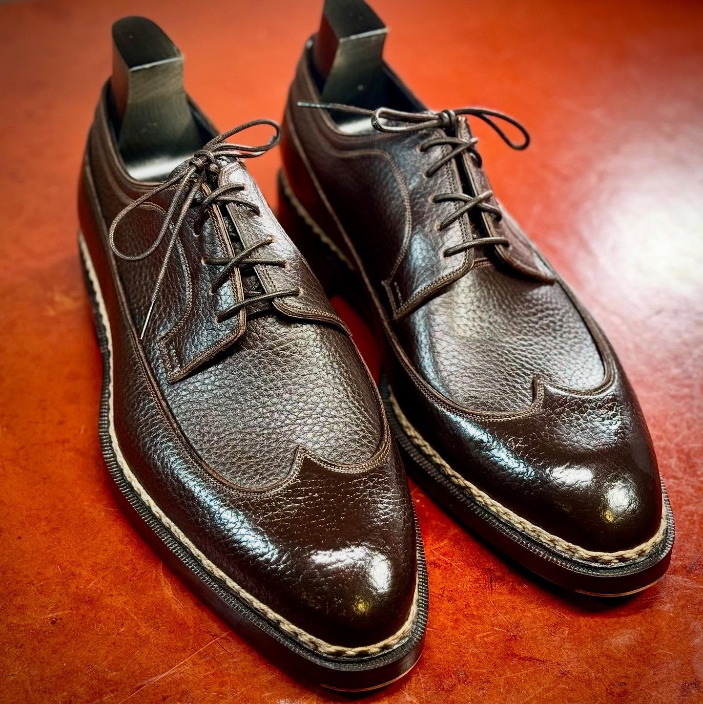 Men's Italian Norwegian Stitched Leather Shoes