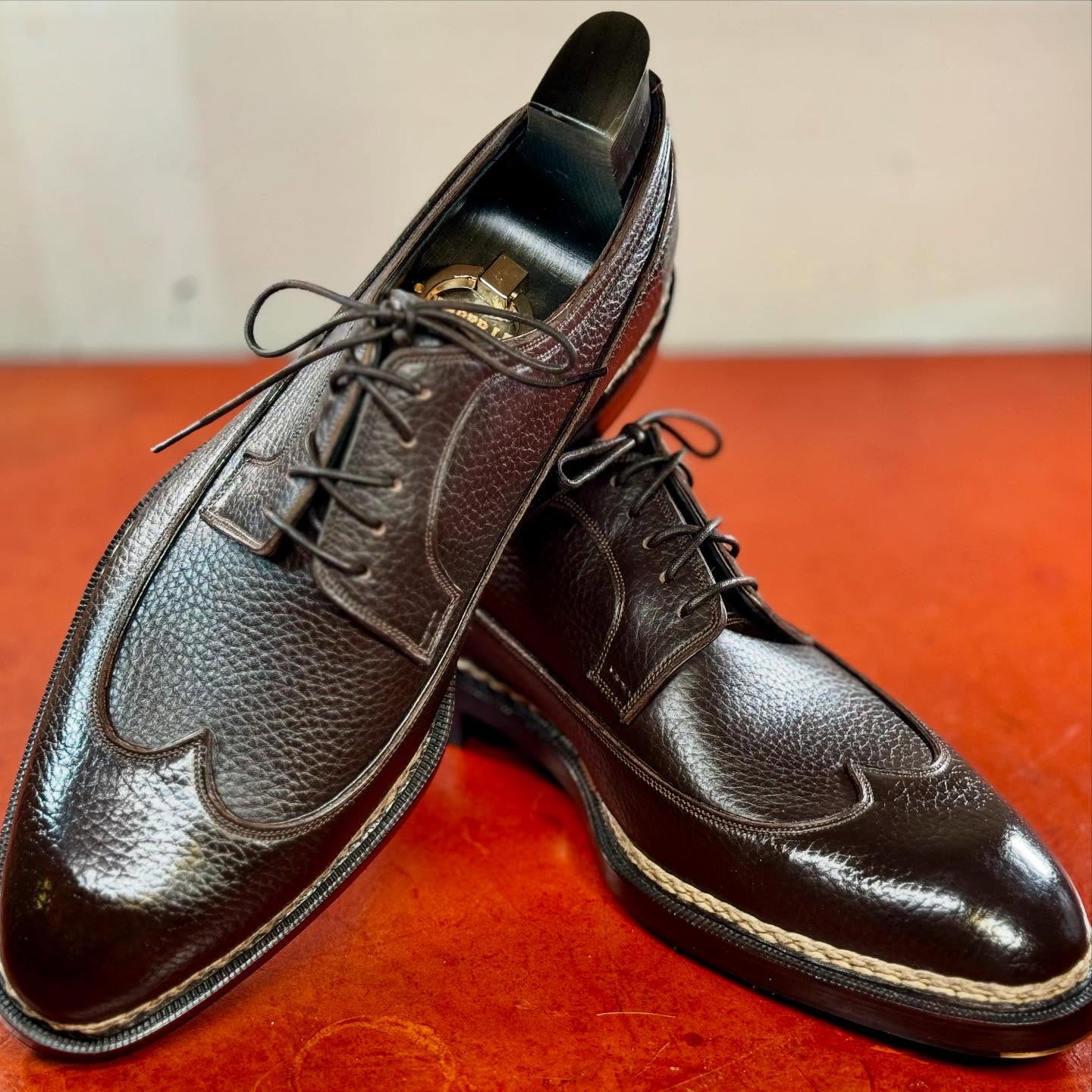 Men's Italian Norwegian Stitched Leather Shoes