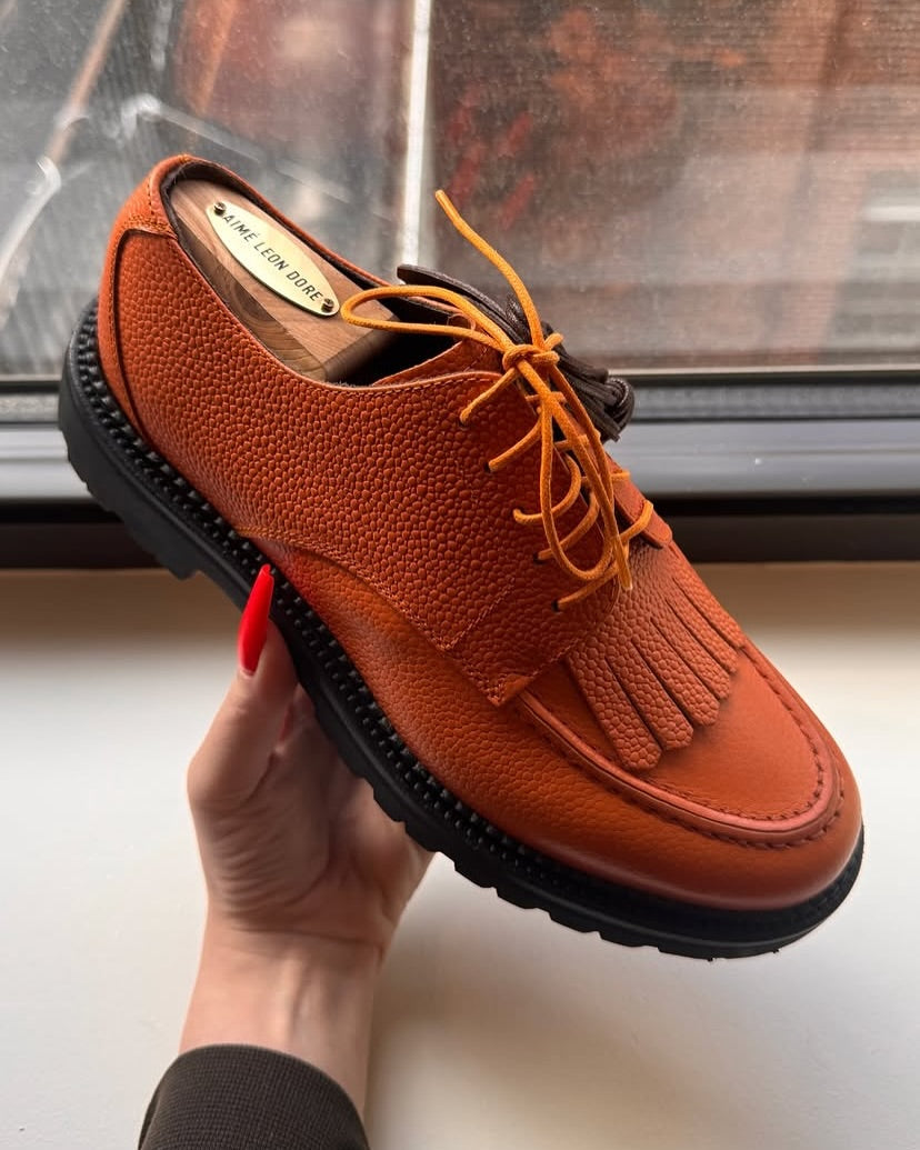 Handmade Leather Tassel Kangaroo Shoes