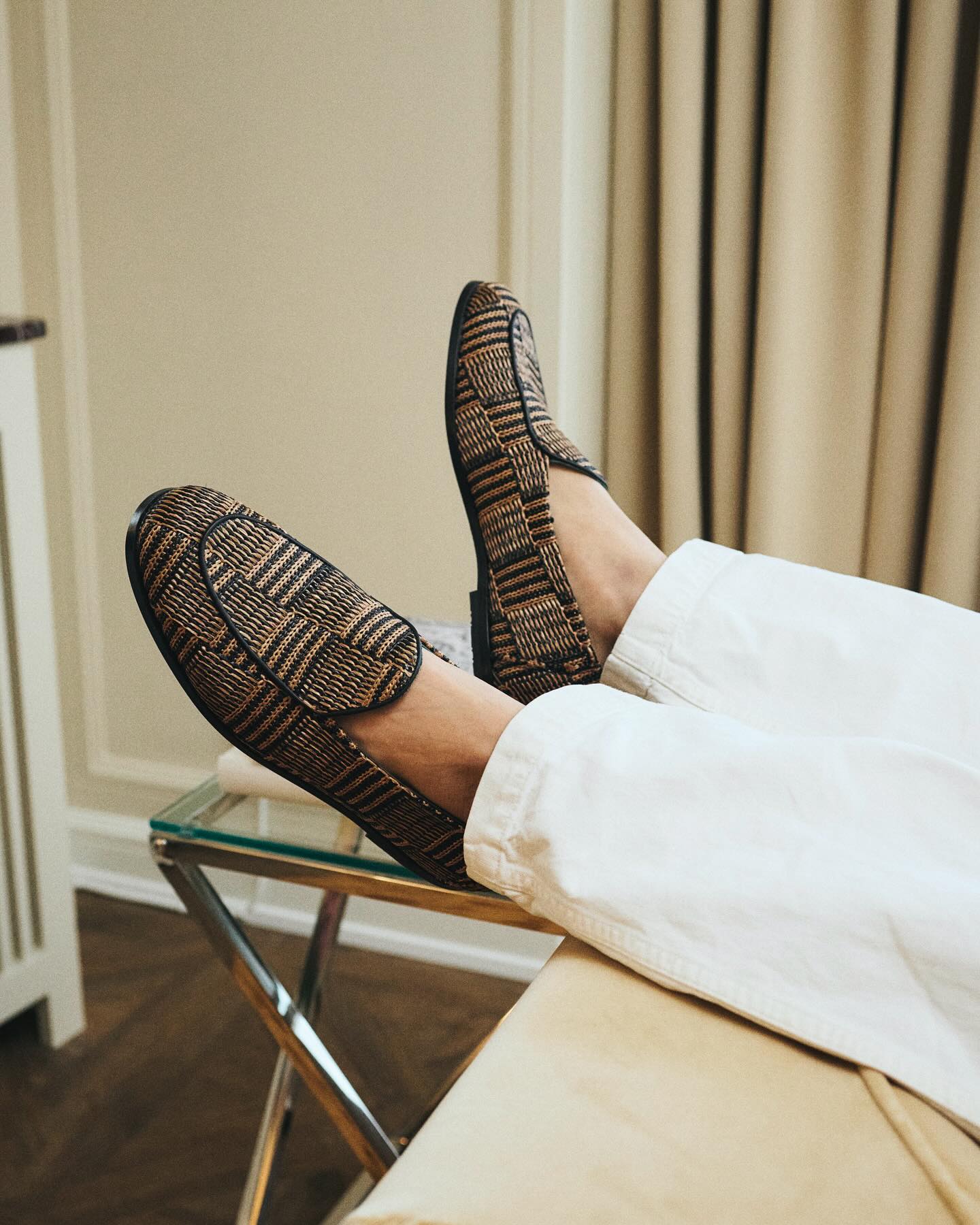 Hand-Woven Bohemian Loafers