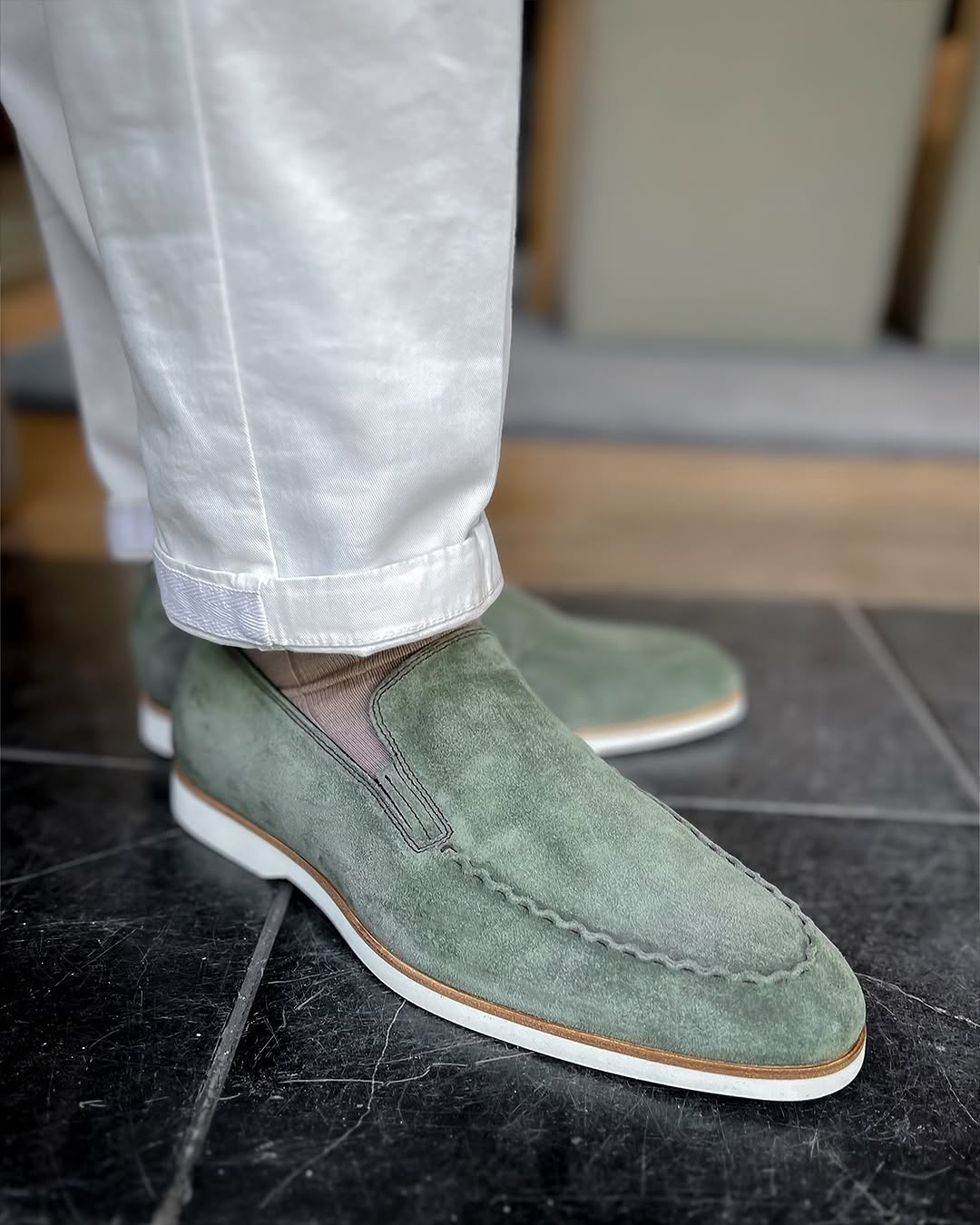 Suede Casual Loafers