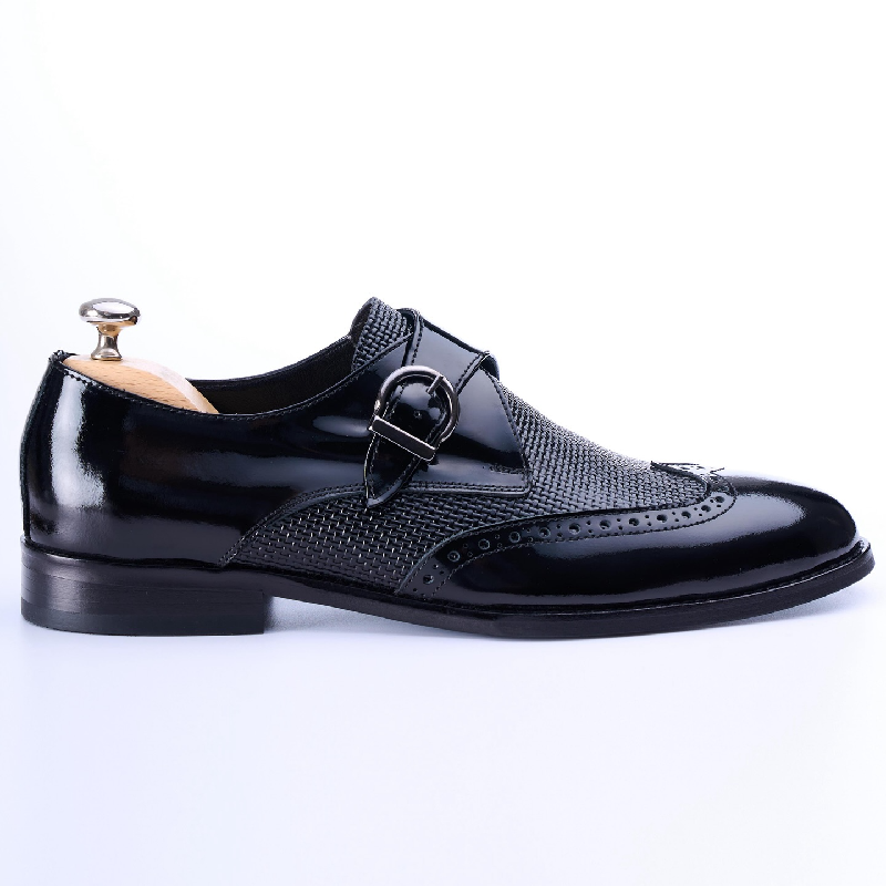 Men's Classic Carved Single Monks