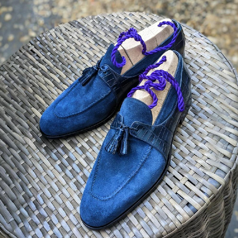 Handmade Luxury Suede Loafers