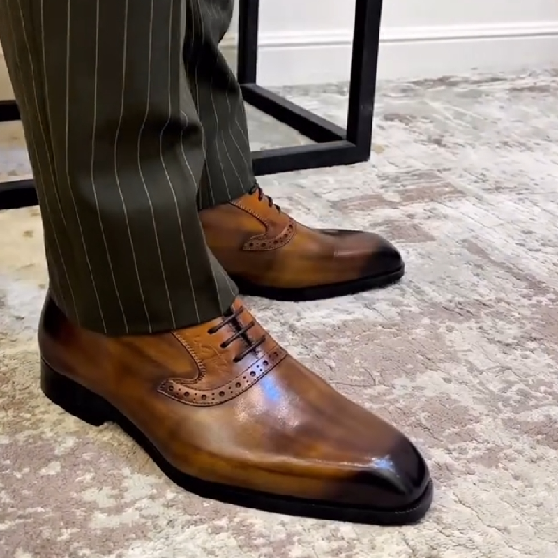 Handmade Luxury Formal Dress Oxford Shoes