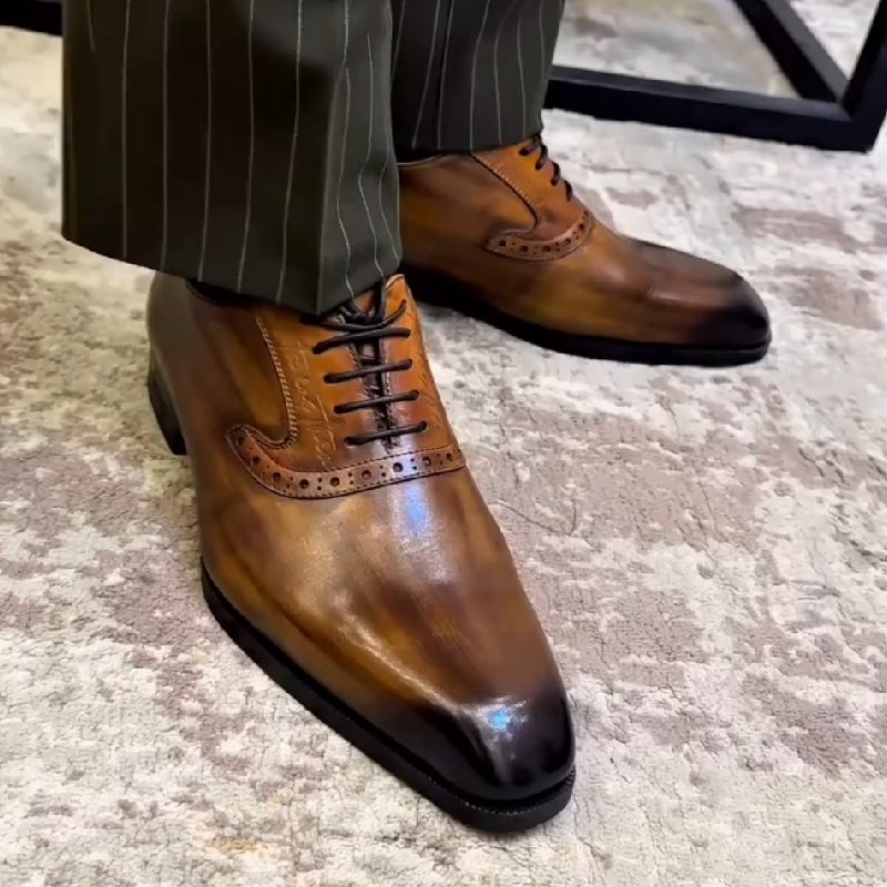Handmade Luxury Formal Dress Oxford Shoes