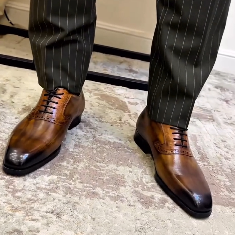 Handmade Luxury Formal Dress Oxford Shoes