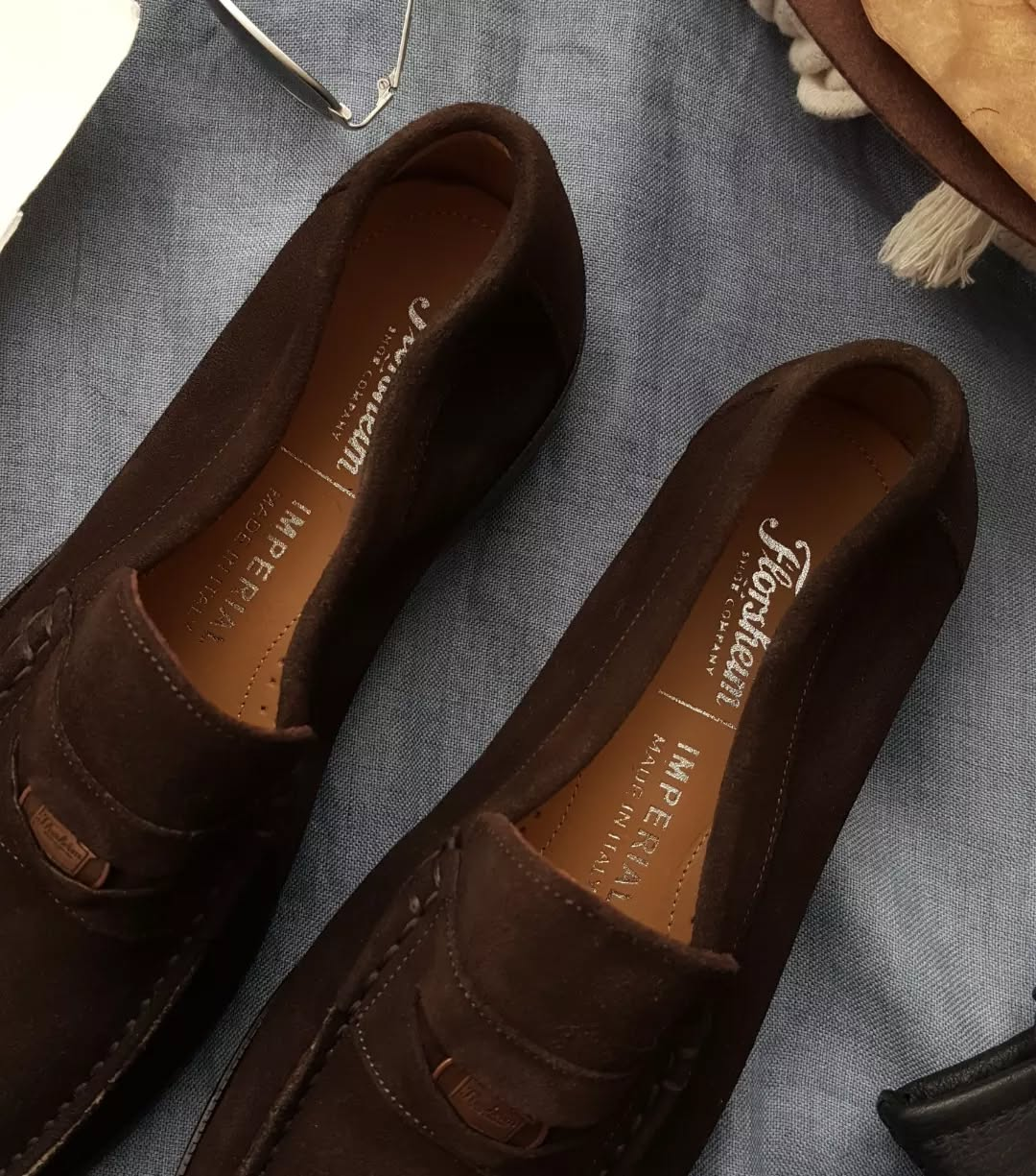 Men's Handmade Suede Loafers