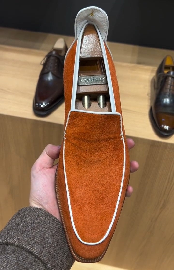 Saffron Suede Loafers