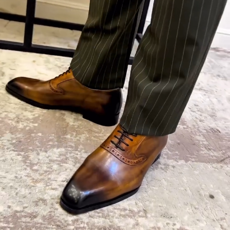 Handmade Luxury Formal Dress Oxford Shoes