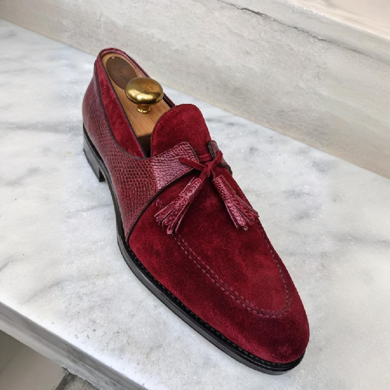 Handmade Luxury Suede Loafers