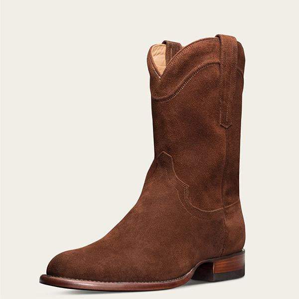 Men's Vintage Suede Straight Boots