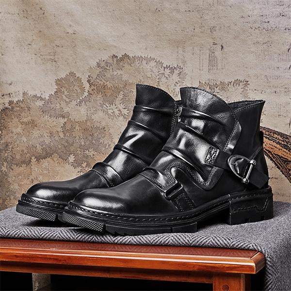 Captain Jack Round Toe Martin Boots