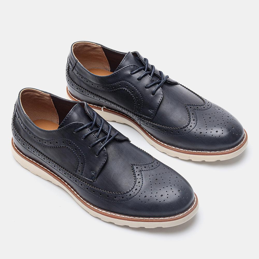 Men's Brogue Leather Loafers