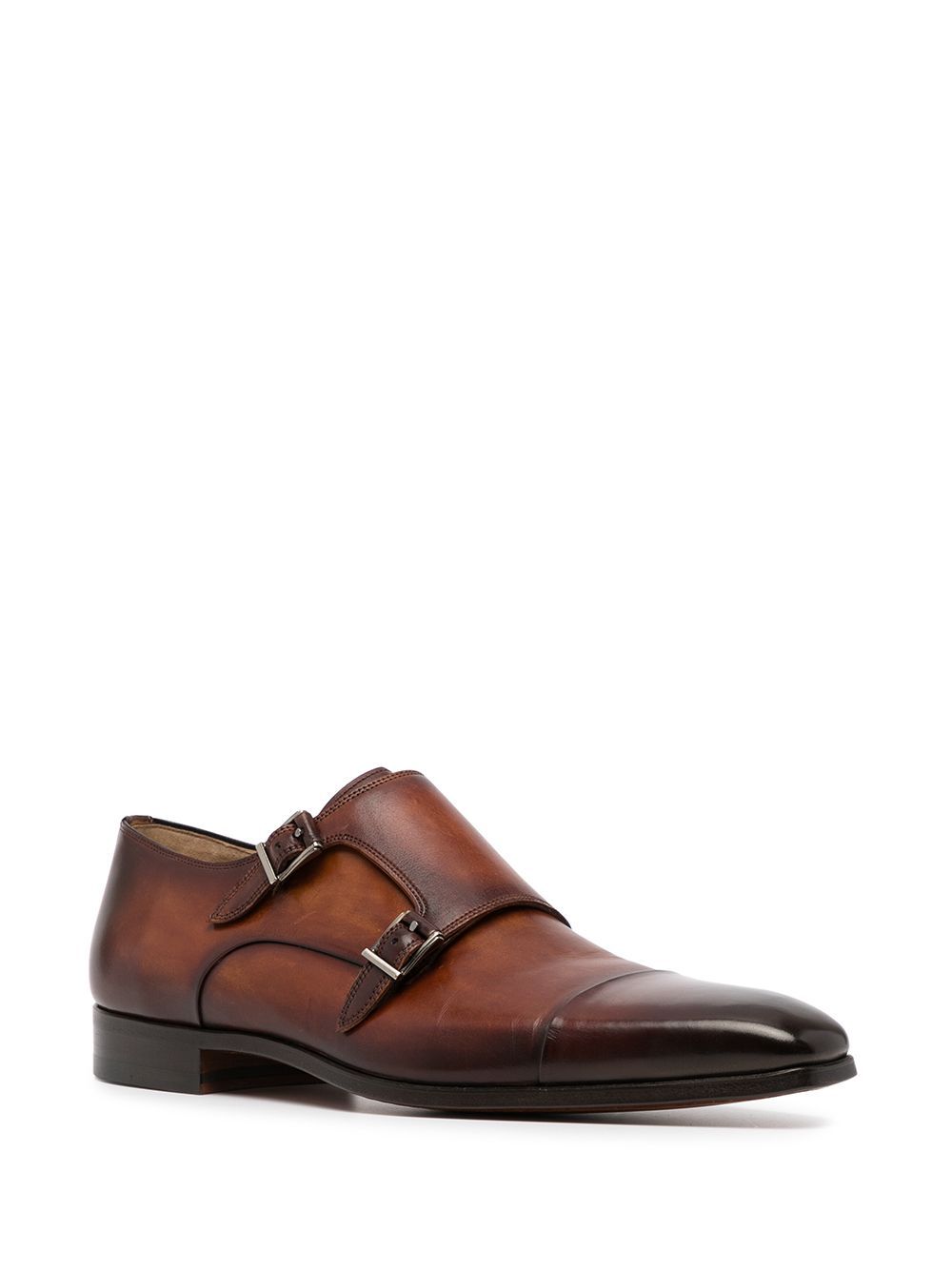 Double Buckle Monk Shoes