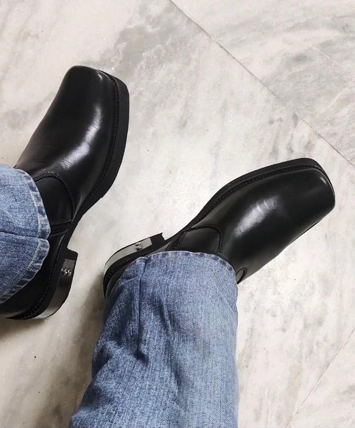 Handmade Vintage Square Toe Boots