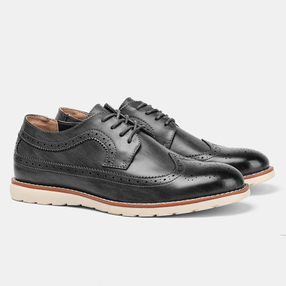 Men's Brogue Leather Loafers