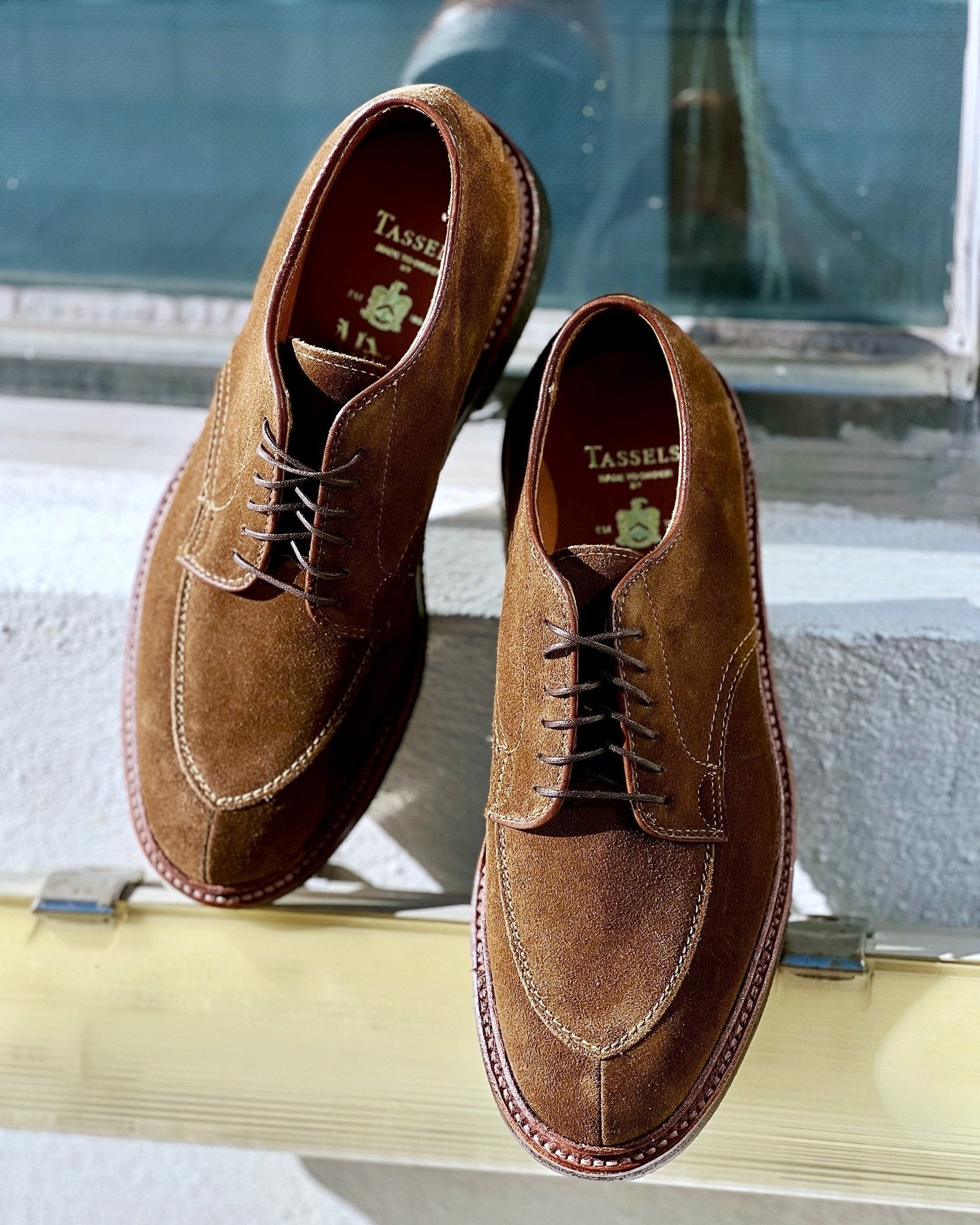 Autumn And Winter Suede Frosted Derby Shoes