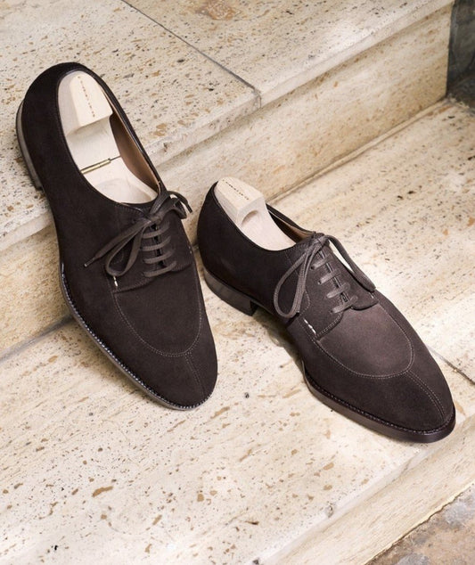 Suede Men's Derby Shoes