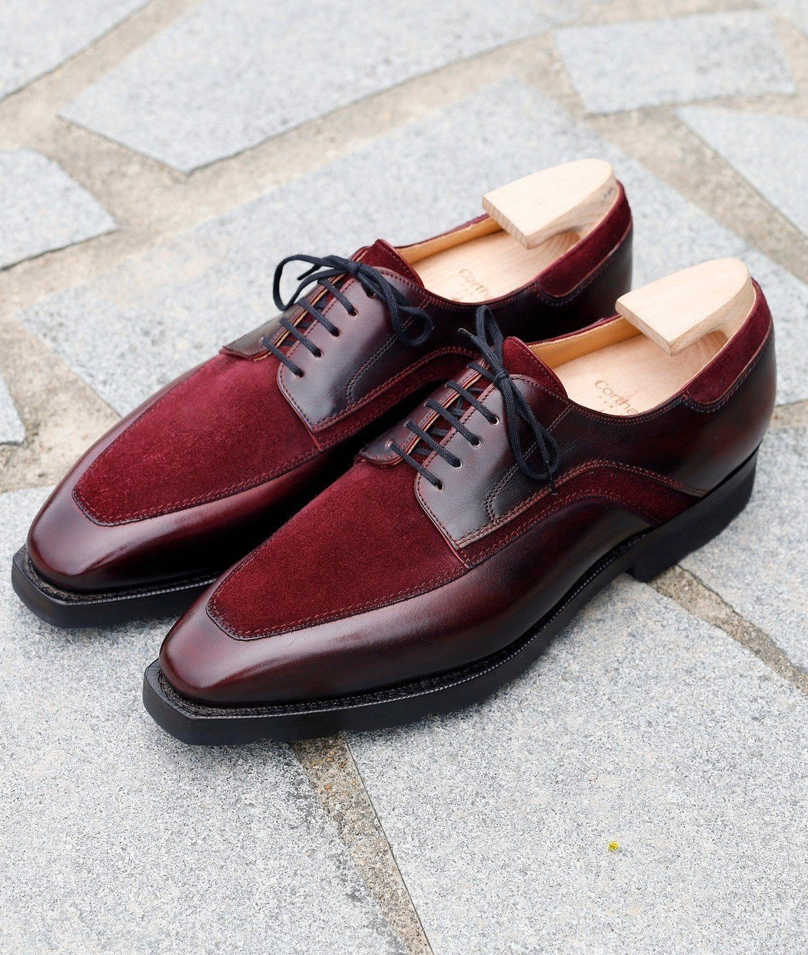 Suede Patchwork Leather Business Oxford