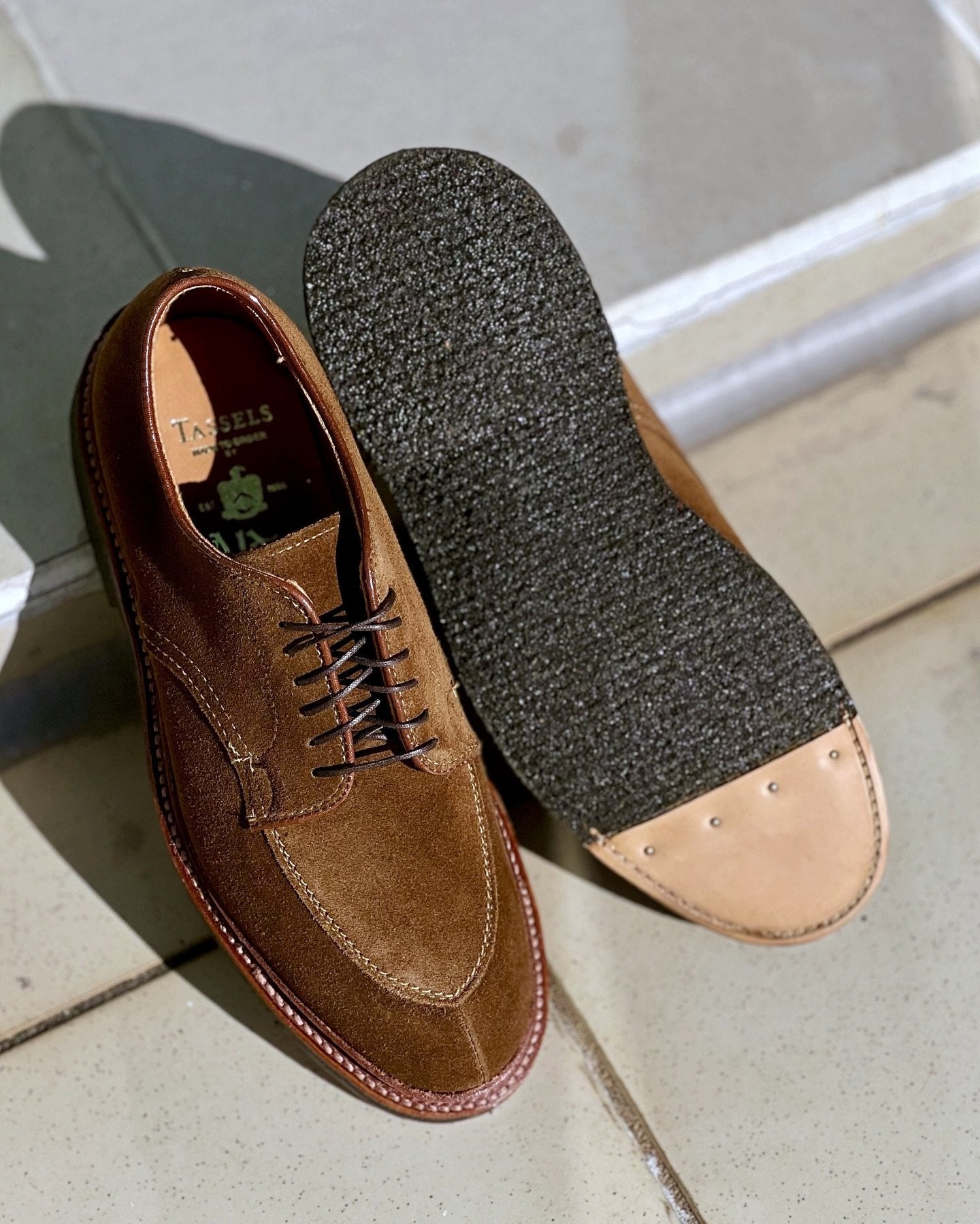 Autumn And Winter Suede Frosted Derby Shoes