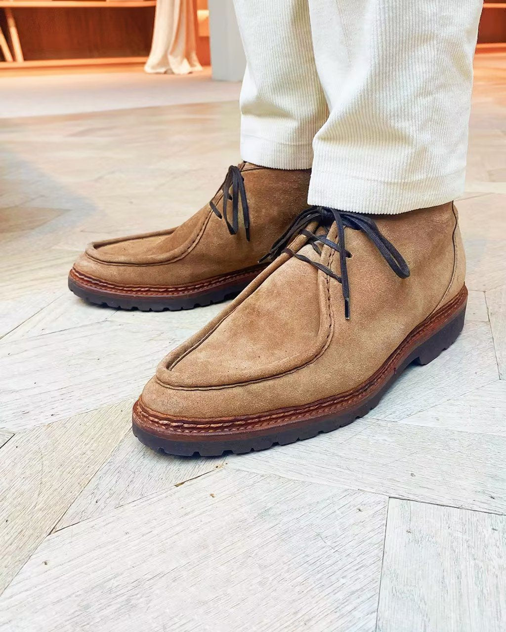 Suede Derby Shoes