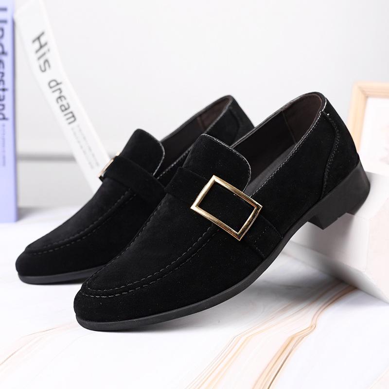 Men's Frosted Suede Loafers