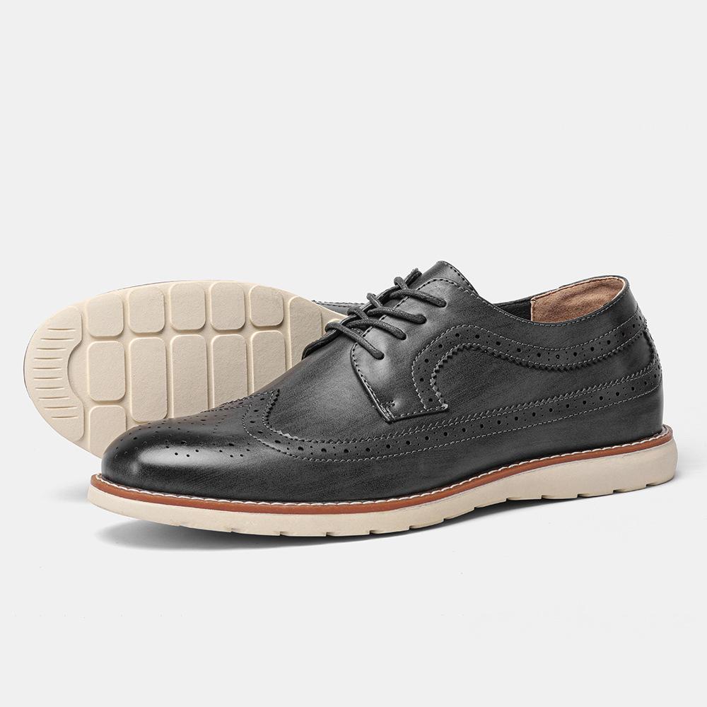 Men's Brogue Leather Loafers