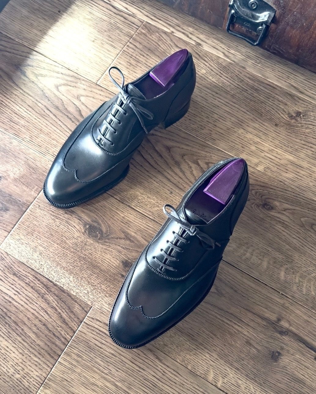 Handmade Lace-up Leather Oxfords