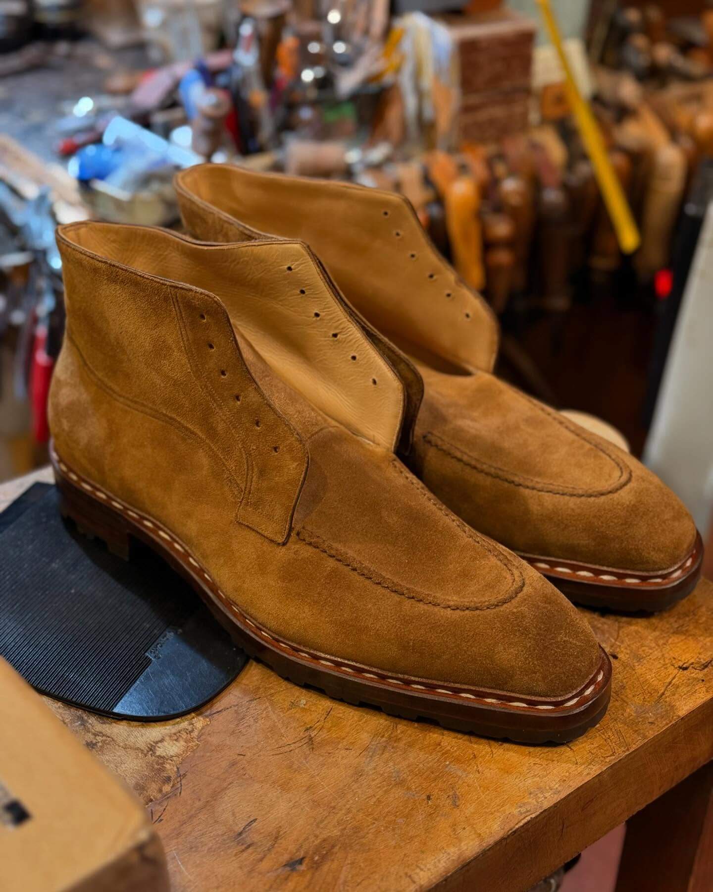 Suede Martin Boots