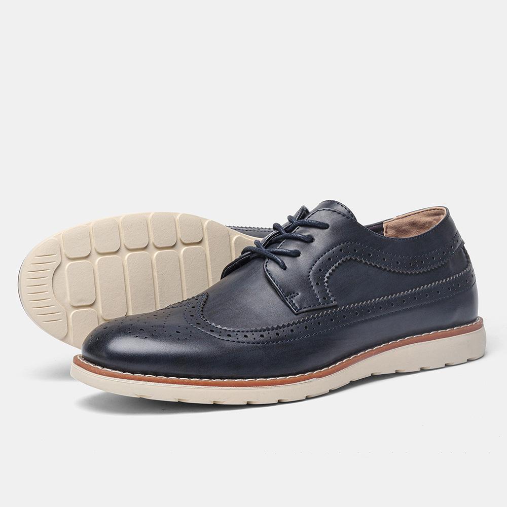 Men's Brogue Leather Loafers