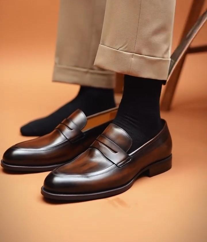 Handmade Classic Leather Loafers