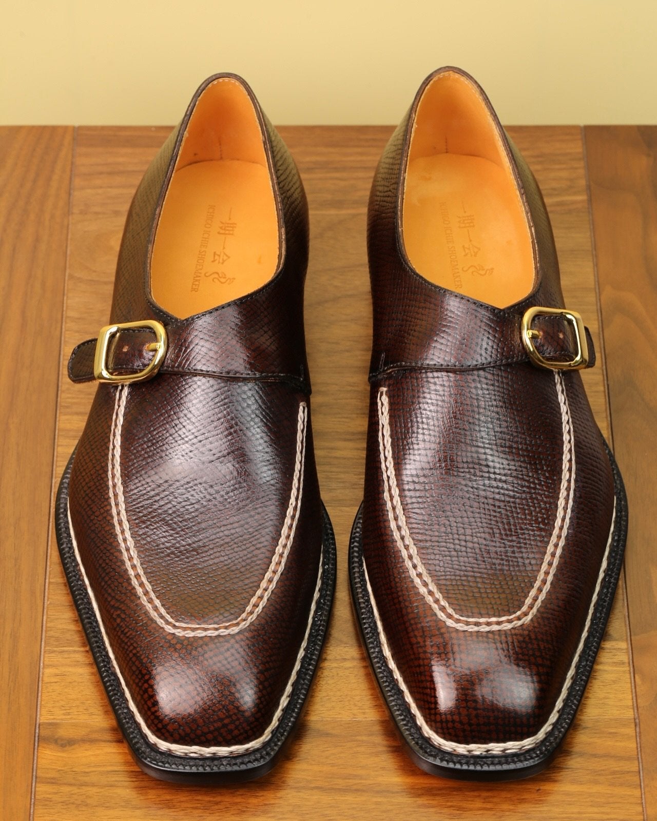 Men's Buckle Leather Shoes